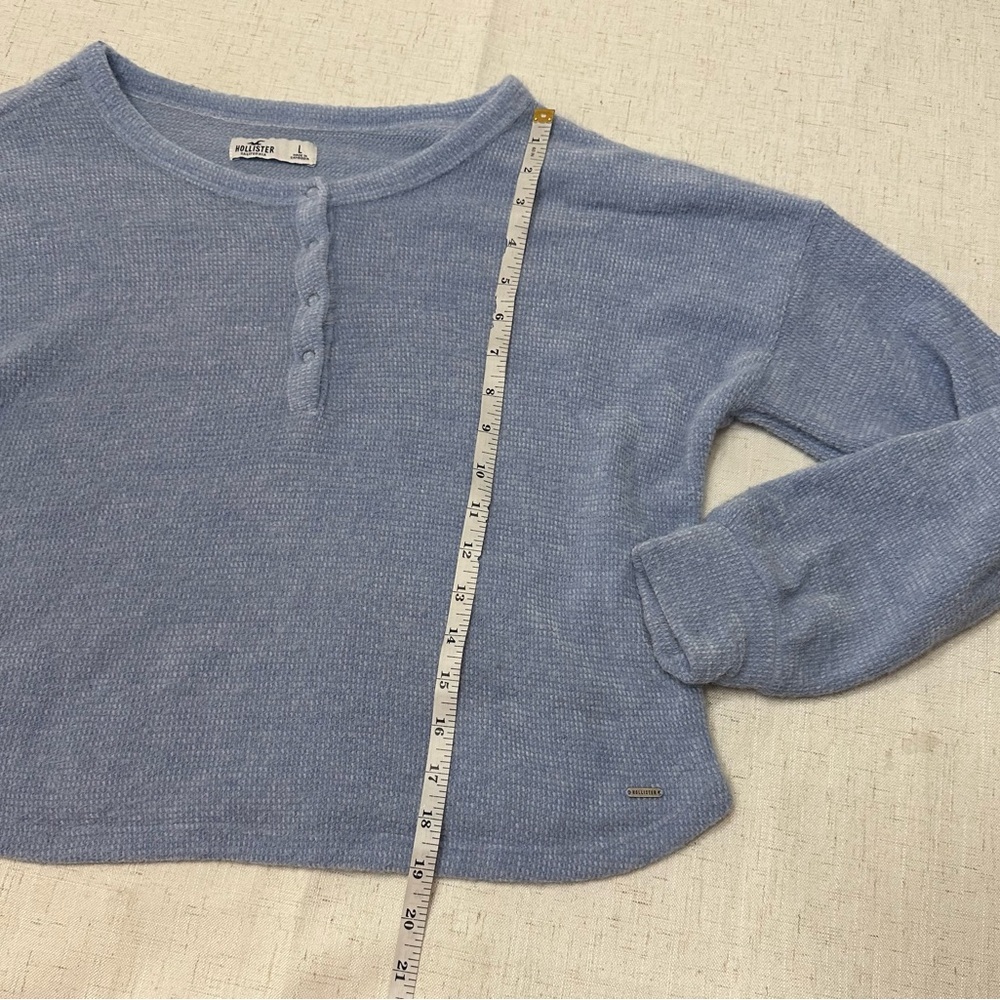 Hollister Light Blue Knit Top - Picture 8 of 11